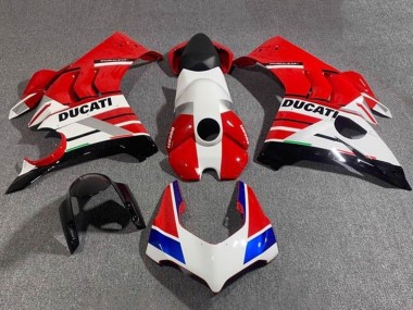 Carénages Moto Ducati Panigale V4 V4S 2020-2021 - Blanc Rouge Bleu Noir Brillant Abordables
