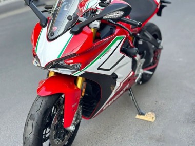 Carénages Moto Ducati Supersport 939/939S 2017-2022 - Rouge Blanc Vert Bande Abordables