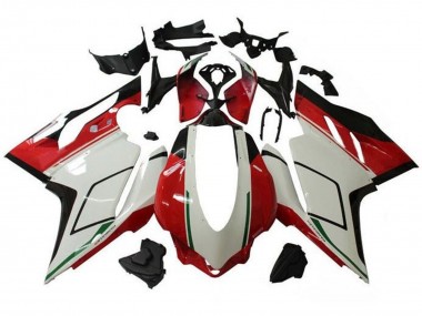 Carénages Moto Ducati 959/1299 2015-2020 - Blanc Rouge Vert Noir Brillant Abordables