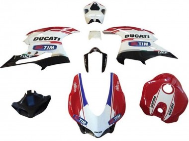 Carénages Moto Ducati 959/1299 2015-2020 - Blanc Rouge Bleu Noir Brillant Tim Abordables