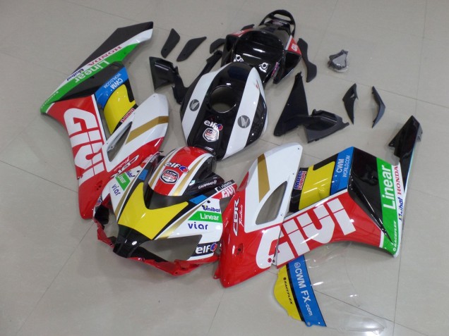 Carénages Moto Honda CBR1000RR 2004-2005 - Blanc Rouge Noir Jaune Vert Givi