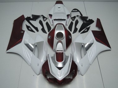 Carénages Moto Honda CBR1000RR 2006-2007 - Blanc Argent Noir Brillant Abordables