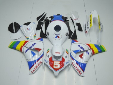 Carénages Moto Honda CBR1000RR 2008-2011 - Blanc Bleu Rouge ValvoDoubler Roue Chromatique Abordables