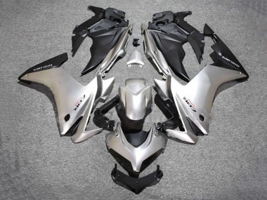 Carénages Moto Honda CBR500R 2013-2015 - Argent Noir Mat Abordables