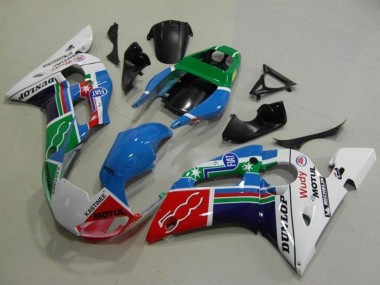 Carénages Moto Yamaha YZF R6 1998-2002 - Blanc Bleu Vert Rouge Fiat Motul Michelin Dunlop Abordables