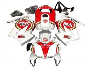 Carénages Moto Honda VFR 800 2002-2013 - Blanc Rouge Lucky Strike Abordables