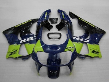 Carénages Moto Honda CBR900RR 893 1994-1995 - Bleu Vert Noir Brillant Abordables
