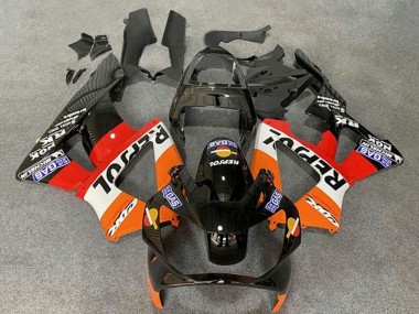 Carénages Moto Honda CBR900RR 929 2000-2001 - Orange Blanc Rouge Noir Brillant Repsol Abordables