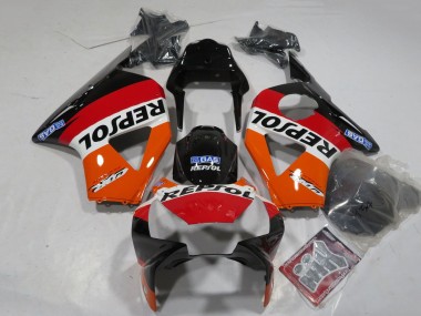 Carénages Moto Honda CBR900RR 954 2002-2003 - Orange Blanc Rouge Noir Brillant Repsol Abordables