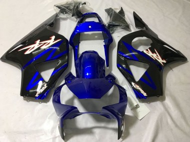 Carénages Moto Honda CBR900RR 954 2002-2003 - Bleu Noir Brillant Abordables