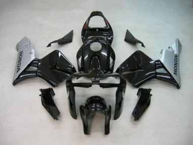Carénages Moto Honda CBR600RR 2005-2006 - Noir Argent Abordables