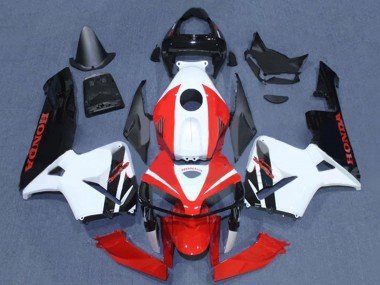 Carénages Moto Honda CBR600RR 2005-2006 - Noir Blanc Rouge Abordables