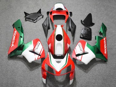 Carénages Moto Honda CBR600RR 2005-2006 - Rouge Mat Blanc Vert Abordables