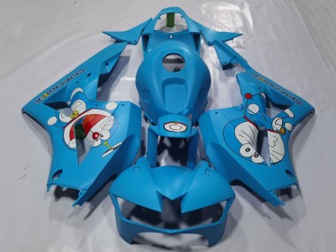 Carénages Moto Honda CBR600RR 2013-2023 - Bleu Clair Doraemon Abordables