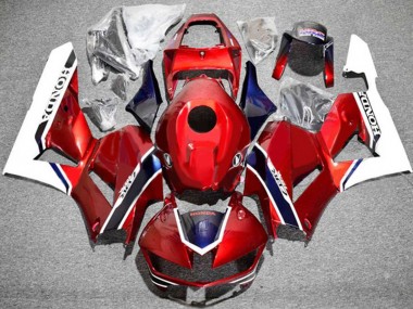 Carénages Moto Honda CBR600RR 2013-2023 - Blanc Rouge Bleu Abordables