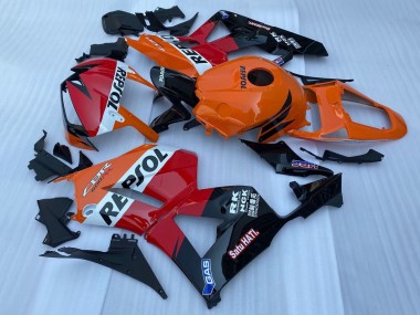 Carénage Moto Honda CBR600RR 2013-2023 - Orange Blanc Rouge Noir Brillant Repsol Abordables
