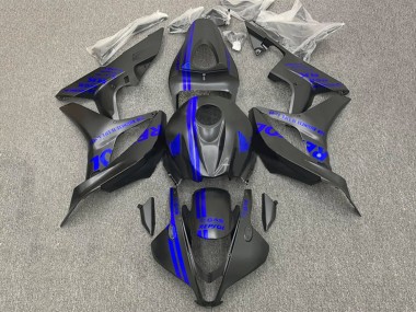 Carénages Moto Honda CBR600RR 2007-2008 - Bleu Noir Mat Repsol Abordables