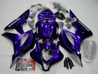 Kits Carénage Moto ABS Honda CBR600RR 2007-2008 - Bleu Noir Brillant Abordables