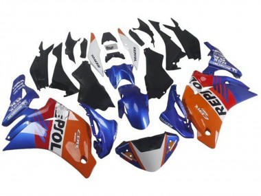 Carénages Moto Honda CBR250RR 2011-2015 - Orange Blanc Rouge Bleu Repsol Abordables