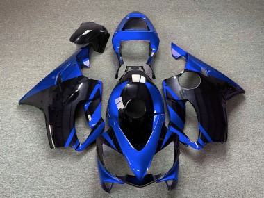Carénages Moto Honda CBR600 F4i 2001-2003 - Bleu Noir Brillant Abordables