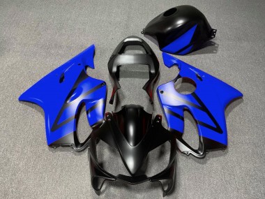 Carénages Moto Honda CBR600 F4i 2001-2003 - Bleu Noir Mat Abordables