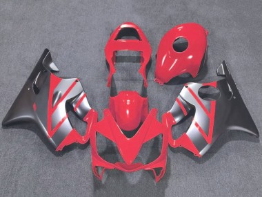 Carénage Moto Honda CBR600 F4i 2001-2003 - Argent Rouge Abordables