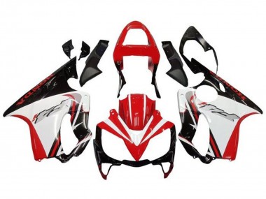 Carénages Moto Honda CBR600 F4i 2001-2003 - Blanc Rouge Noir Brillant Abordables