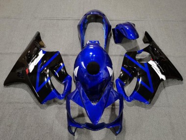 Carénages Moto Honda CBR600 F4i 2004-2007 - Bleu Noir Brillant Abordables