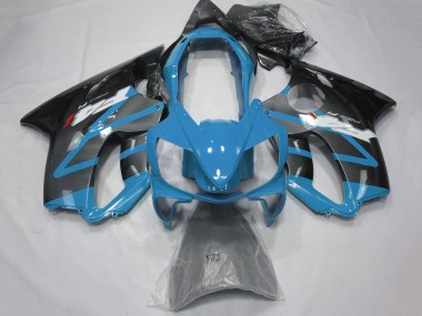 Carénages Moto Honda CBR600 F4i 2004-2007 - Bleu Clair Gris Noir Brillant Abordables