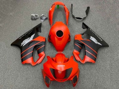 Carénages Moto Honda CBR600 F4i 2004-2007 - Rouge Noir Mat Abordables