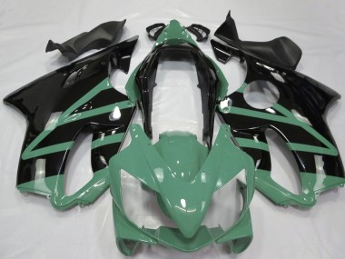 Carénages Moto Honda CBR600 F4i 2004-2007 - Moss Vert Noir Brillant Abordables