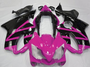 Carénage Moto Honda CBR600 F4i 2004-2007 - Rose Noir Brillant Abordables