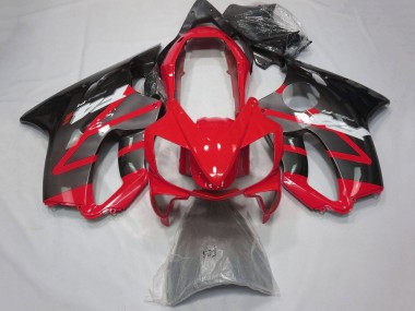 Carénages Moto Honda CBR600 F4i 2004-2007 - Rouge Gris Noir Brillant Abordables