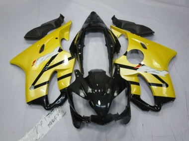 Carénages Moto Honda CBR600 F4i 2004-2007 - Jaune Noir Brillant Abordables