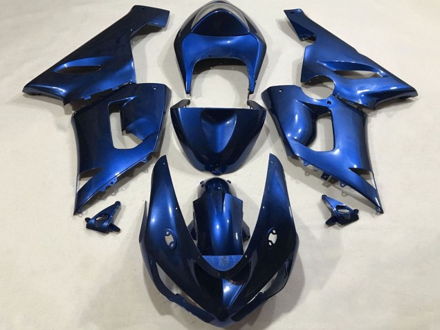 Carénages Moto Kawasaki ZX6R 2005-2006 - Bleu