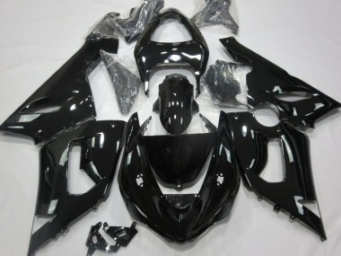 Carénages Moto Kawasaki ZX6R 2005-2006 - Noir Brillant Abordables