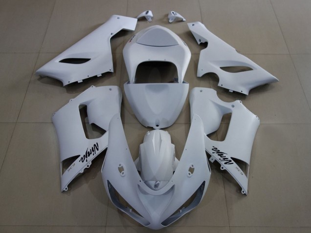 Carénages Moto Kawasaki ZX6R 2005-2006 - Matte Blanc