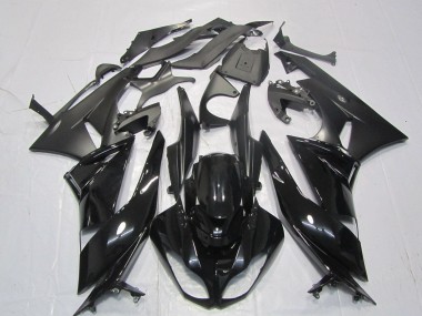 Carénages Moto Kawasaki ZX6R 2007-2008 - Noir Brillant Noir Mat Abordables