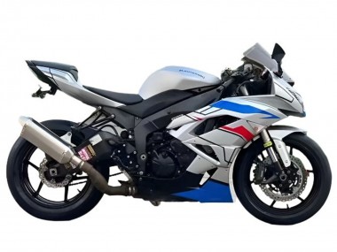 Carénages Moto Kawasaki ZX6R 2009-2012 - Blanc Bleu Rouge Noir Abordables