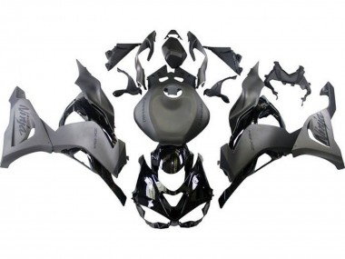 Carénages Moto Kawasaki ZX6R 2023-2025 - Noir Mat Gris Mat Noir Brillant Abordables