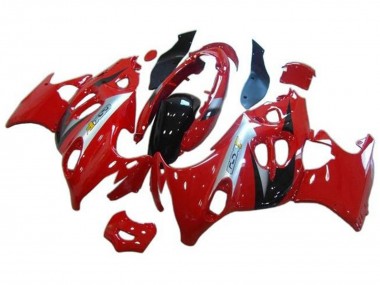 Carénages Moto Suzuki GSX600F/GSX750F 2004-2006 - Rouge Argent Noir Abordables