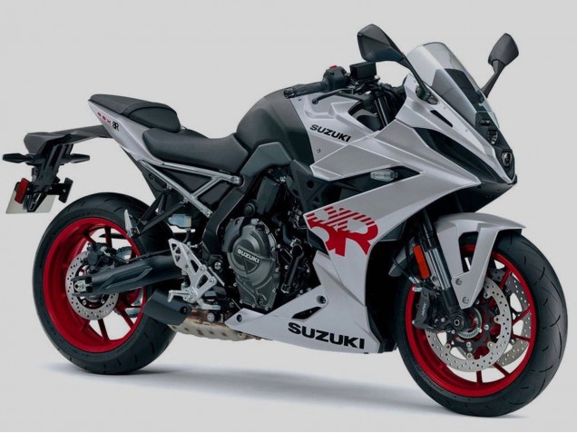 Carénages Moto Suzuki GSX8R 2024-2025 - Argent Noir Rouge