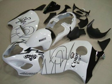 Carénages Moto Suzuki GSXR 1300 Hayabusa 1996-2007 - Blanc Noir Corona Tribal Abordables