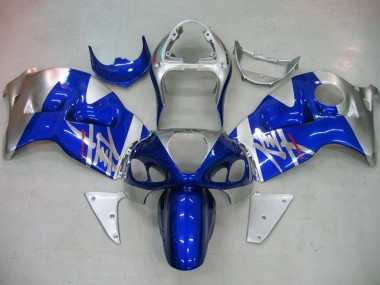 Carénages Moto Suzuki GSXR 1300 Hayabusa 1996-2007 - Bleu Argent Rouge Abordables