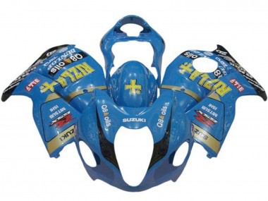 Carénages Moto Suzuki GSXR 1300 Hayabusa 1996-2007 - Bleu Or Noir Rizla Abordables