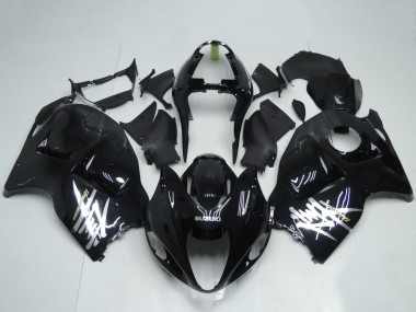 Carénages Moto Suzuki GSXR 1300 Hayabusa 1996-2007 - Noir Brillant Blanc Décalque Abordables