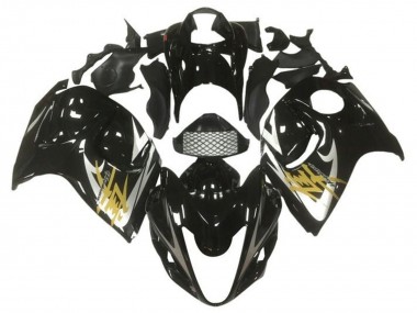 Carénages Moto Suzuki GSXR 1300 Hayabusa 2008-2020 - Noir Brillant Argent Or Abordables