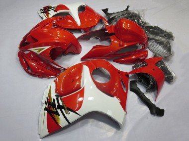 Carénages Moto Suzuki GSXR 1300 Hayabusa 2008-2020 - Rouge Blanc Noir Décalque Abordables