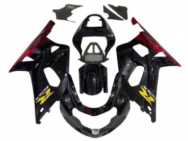 Carénages Moto Suzuki GSXR1000 2000-2002 - Noir Brillant Rouge Jaune Abordables