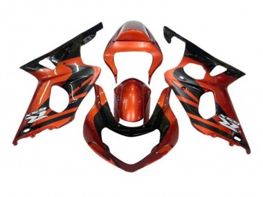Carénages Moto Suzuki GSXR1000 2000-2002 - Orange Noir Abordables